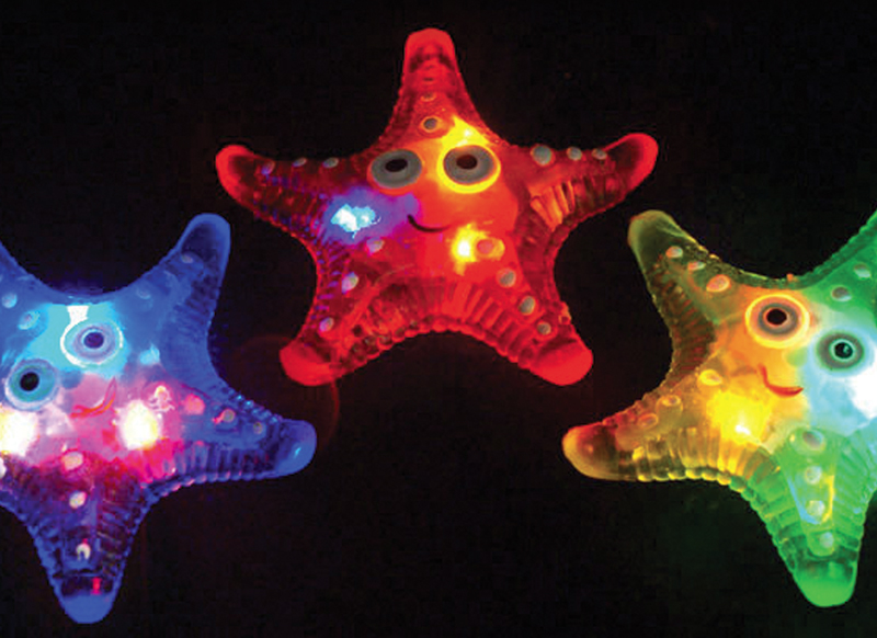starfish jelly pendant