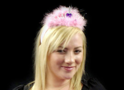 pink led tiara headbopper